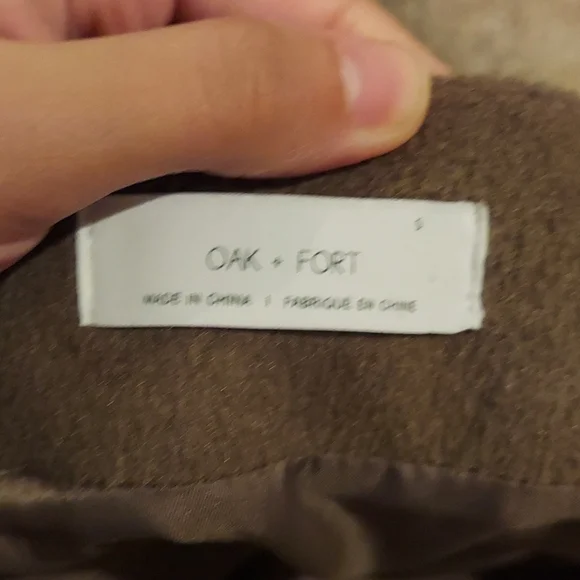 Oak & Fort Brown Skirt - Picture 2 of 3